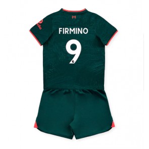 Liverpool Roberto Firmino #9 kläder Barn 2022-23 Tredje Tröja Kortärmad (+ korta byxor)
